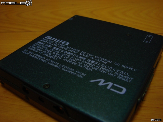 昔日的光采,已隨時間漸漸消逝 .. AIWA MD AM-HX55 入手分享