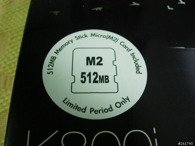 K800i 開箱照~第一次發文,諸多缺點請多包涵~