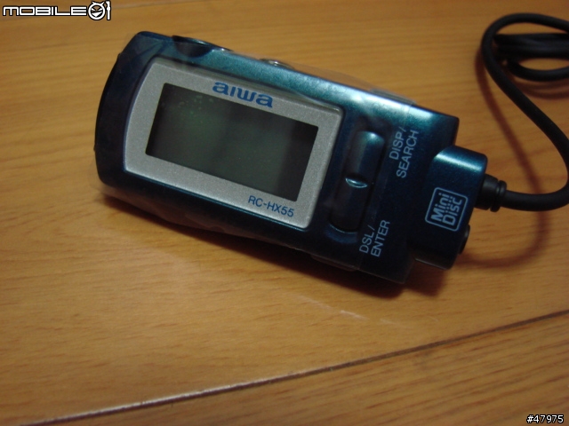 昔日的光采,已隨時間漸漸消逝 .. AIWA MD AM-HX55 入手分享