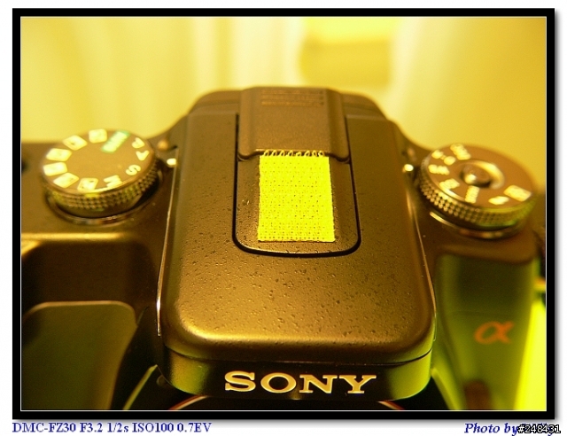 十分鐘作個Sony A-100 專用內閃柔光罩