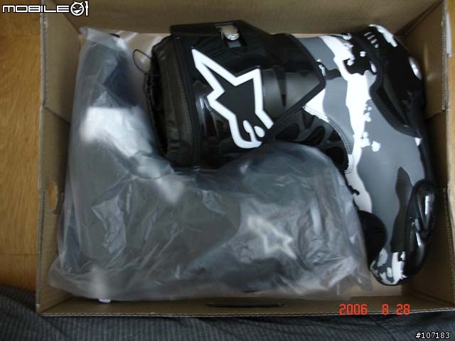 Alpinestars SUPERTECH(灰白迷彩特別式樣) 車靴...車友勸敗部品