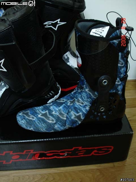 Alpinestars SUPERTECH(灰白迷彩特別式樣) 車靴...車友勸敗部品