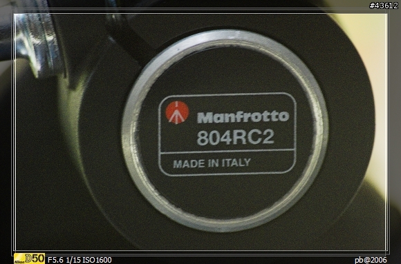 正廠與仿冒廠的結合,Victory 3011B+Manfrotto 804RC2 三向雲台