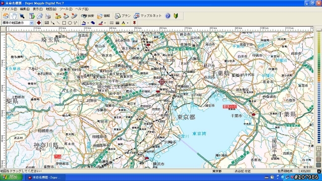 日本地圖軟體 Super Mapple Digital Ver7 使用報告