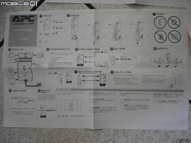 APC 1000VA UPS 新品開箱報告