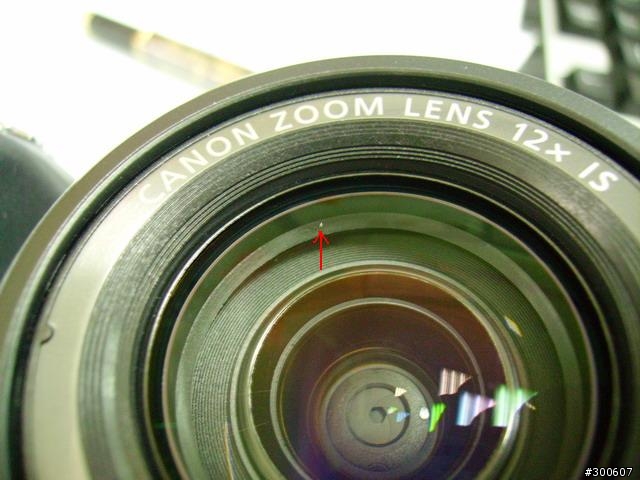 CANON S3 IS 鏡頭塵點問題