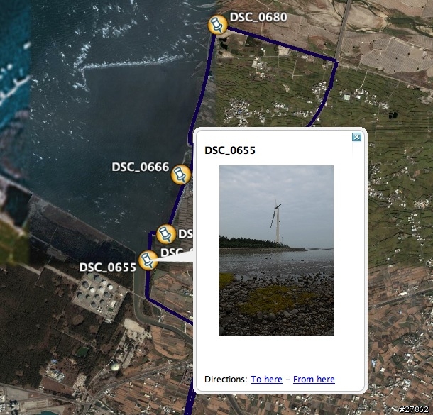 gps 與 iphoto and google earth 的結合
