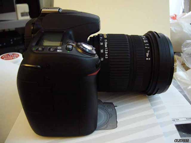 分享Nikon D80+Signa 17-70 開箱照