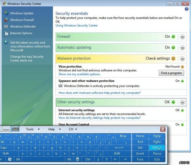 TPC上安裝 Vista Business 版