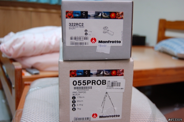 Manfrotto饅頭055ProB和饅頭322rc2