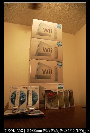 Wii 純開箱圖分享