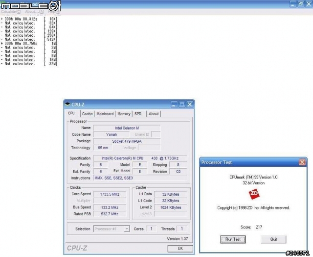 INTEL CORE DUO 對決 CORE 2 DUO - T2300E VS T5500