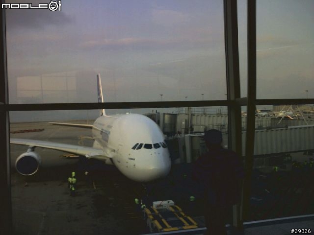 香港機場巧遇A380