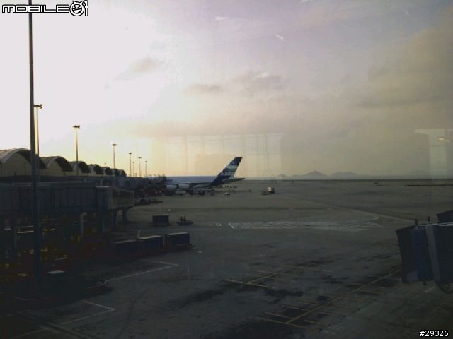 香港機場巧遇A380