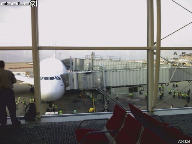 香港機場巧遇A380