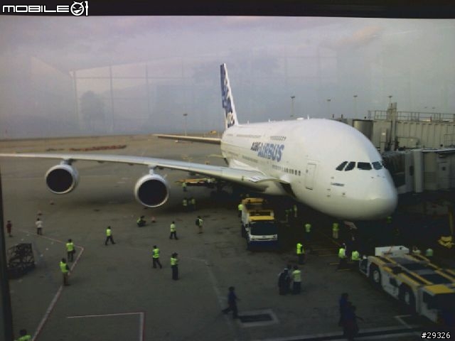 香港機場巧遇A380
