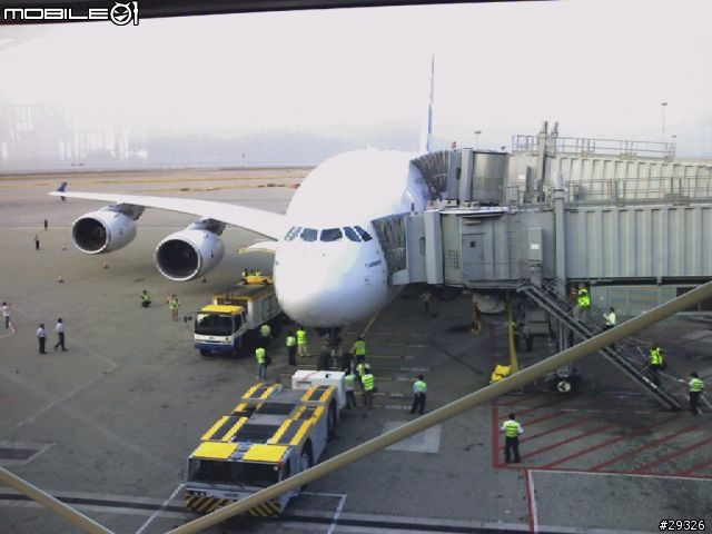 香港機場巧遇A380
