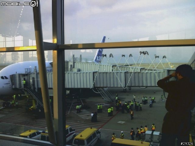 香港機場巧遇A380