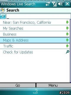 Windows Live Search for Mobile beta
