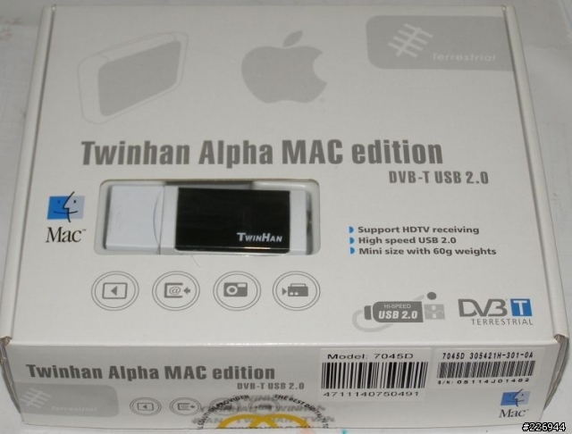 【分享】Twinhan Alpha Mac edition(蘋果專用)1080i HDTV 數位電視盒