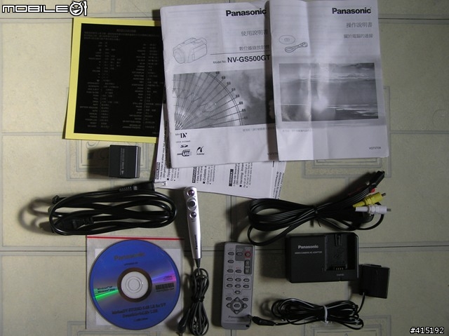 (分享)PANASONIC_NV-GS500開箱
