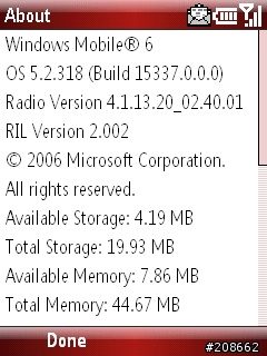 Review of Windows Mobile 6 - Windows Mobile Crossbow Smartphone Edition and Windows Mobile Crossbow Pocket PC Phone Edition