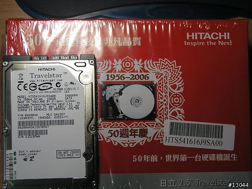 HITACHI 2.5" SATA 5K160G HDD 入手