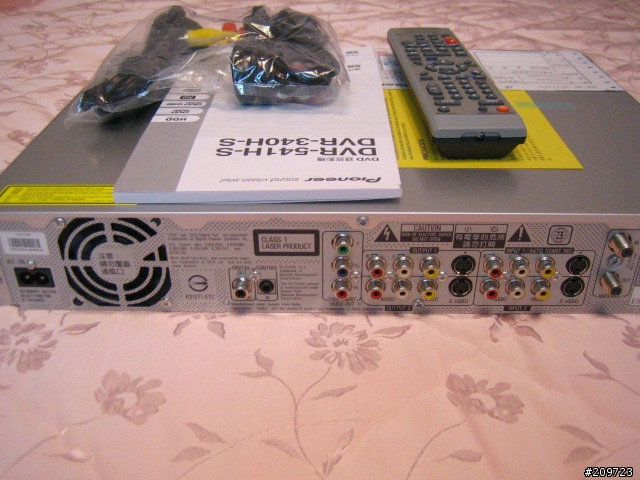 PIONEER DVR-541H-S DVD錄放影機入手分享