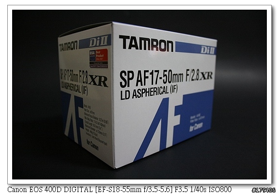 Tamron 17-50mm f2.8 for CANON