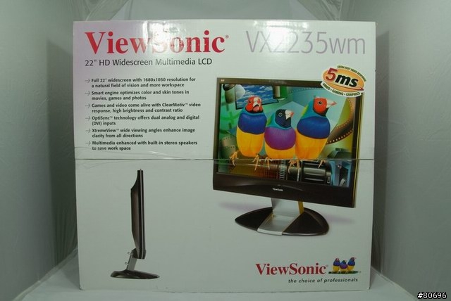 狼仔的第一部鳥螢幕-Viewsonic VX2235WM開箱