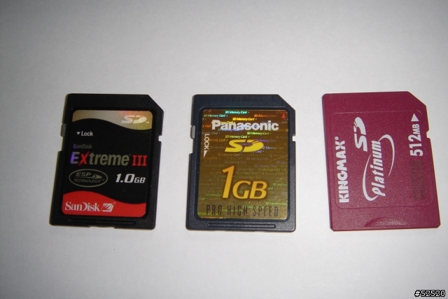 一些CF/MD簡單測試--SANDISK, LEXAR, TRANSCEND, PHOTOPHAST, HITACHI, SEAGATE
