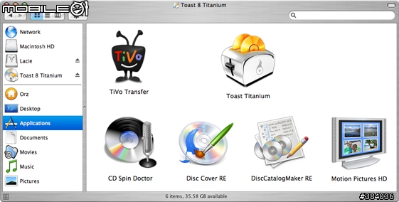 【分享】Toast Titanium8之TiVoToGo