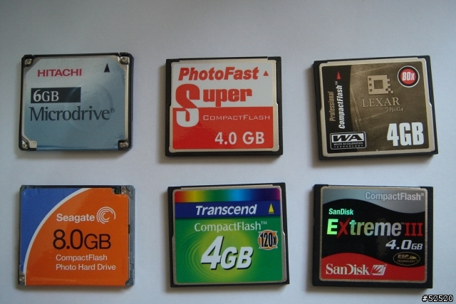 一些CF/MD簡單測試--SANDISK, LEXAR, TRANSCEND, PHOTOPHAST, HITACHI, SEAGATE