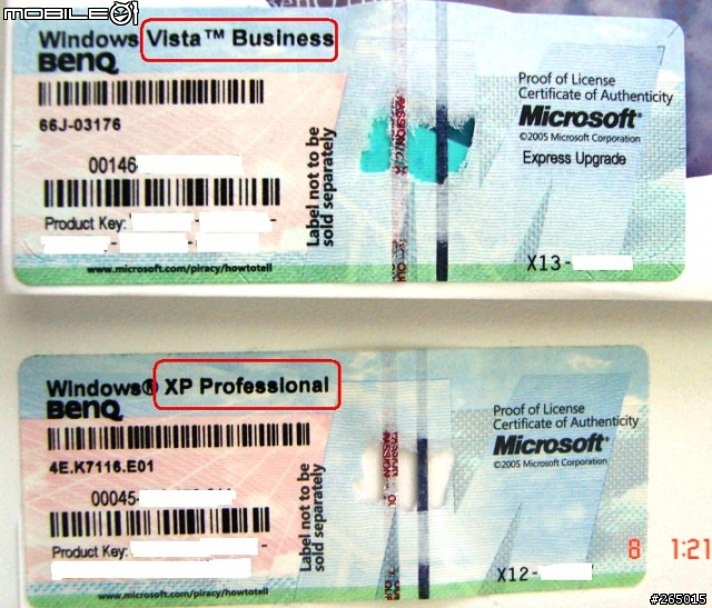 S31W升級Vista Business 入手