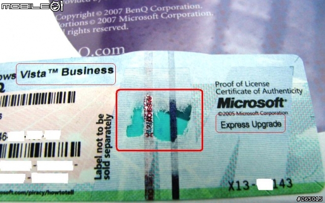 S31W升級Vista Business 入手