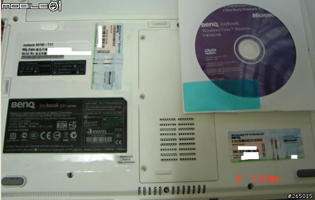 S31W升級Vista Business 入手