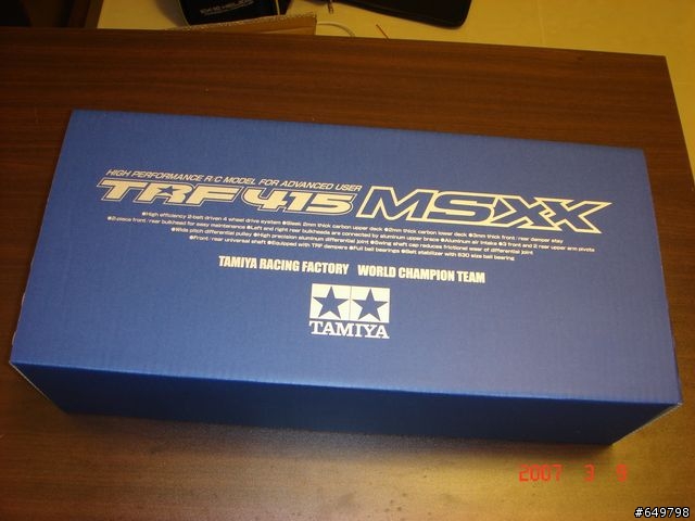 『分享』『圖多』不要搶把拔的新玩具 TAMIYA TRF 415 MSXX 開箱報告