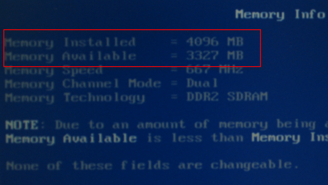 當NB的 RAM加到4GB時