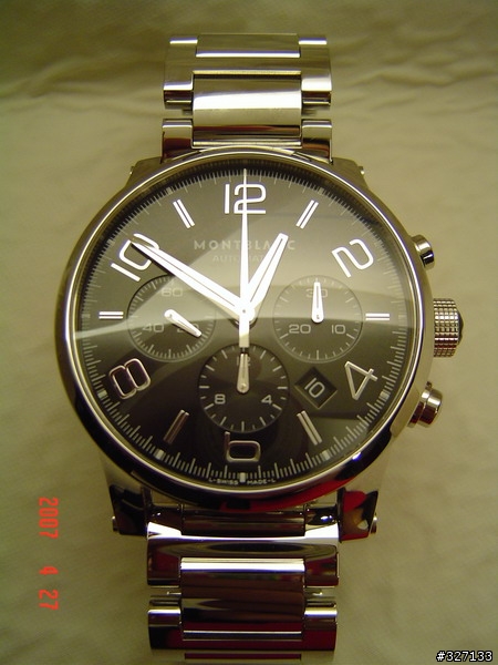 MONTBLANC TimeWalker 萬寶龍三眼計時機械表