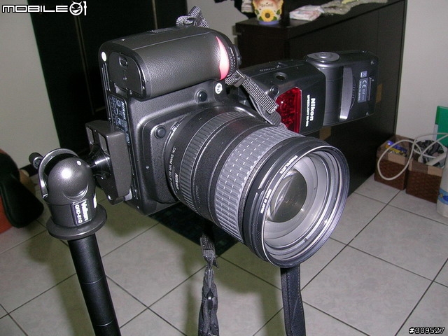 Velbon QHD-51Q雲台拍攝直幅時,相機會轉動!如何解決呢(D80+N18-200mm VR)