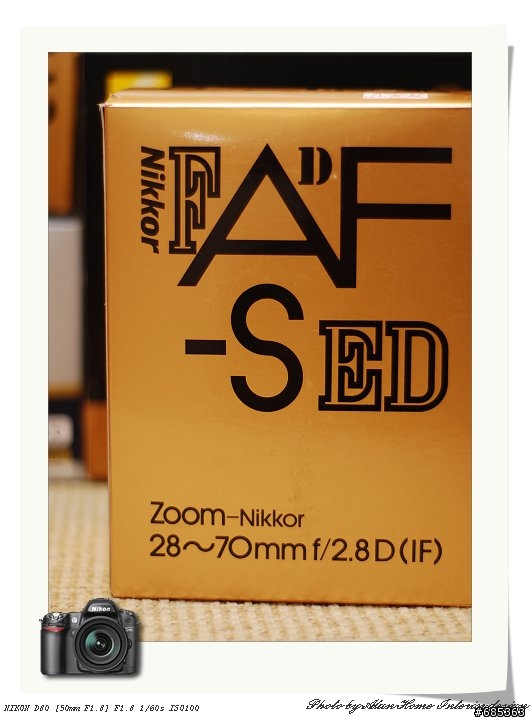 還是忍不住....AF-S 28-70mm 開箱