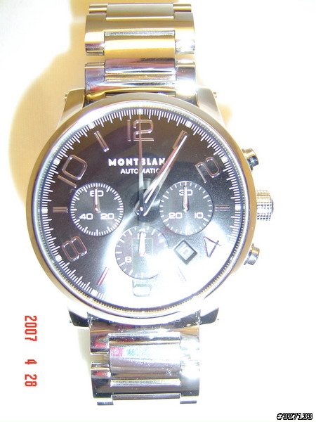 MONTBLANC TimeWalker 萬寶龍三眼計時機械表