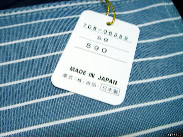 Porter 70週年-BLUE STRIPES皮夾