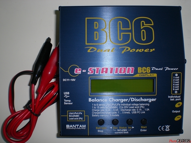 96-05-25收到的充電器BC-6,為了一堆電動遙控模型的鋰電池