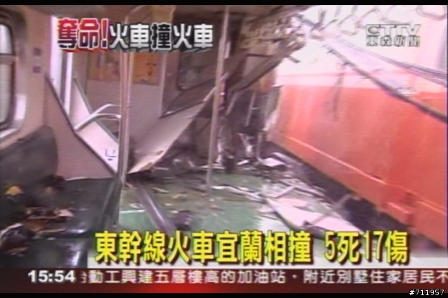 交通事故:台鐵宜蘭線火車奪命撞擊意外