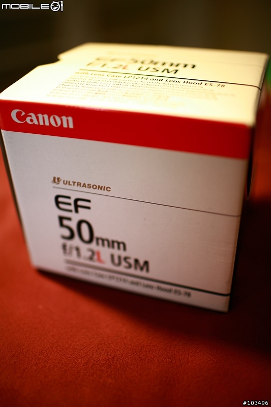 【開箱文】CANON EF 50mm f1.2 / L USM