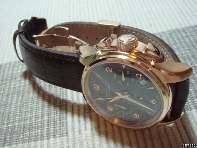 Hamilton Jazzmaster 玫瑰金 Watch again!
