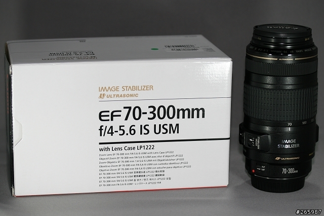 開箱分享-EF 70-300mm F4-5.6 IS USM, 小小黑