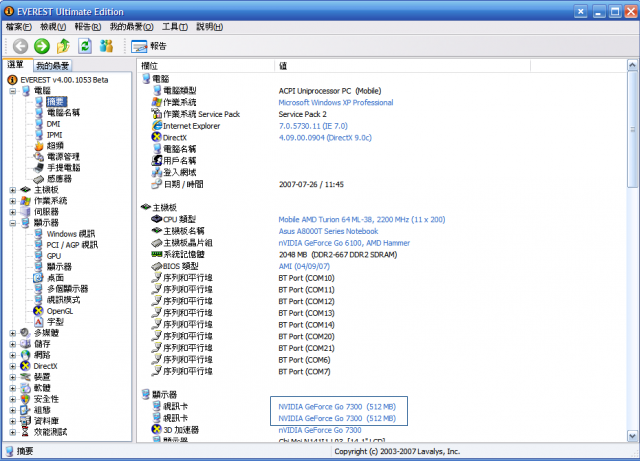 我家的A8TC顯示卡記憶體是512MB?????