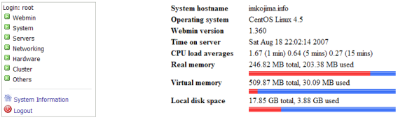 CentOS4.5伺服器使用心得-設定篇